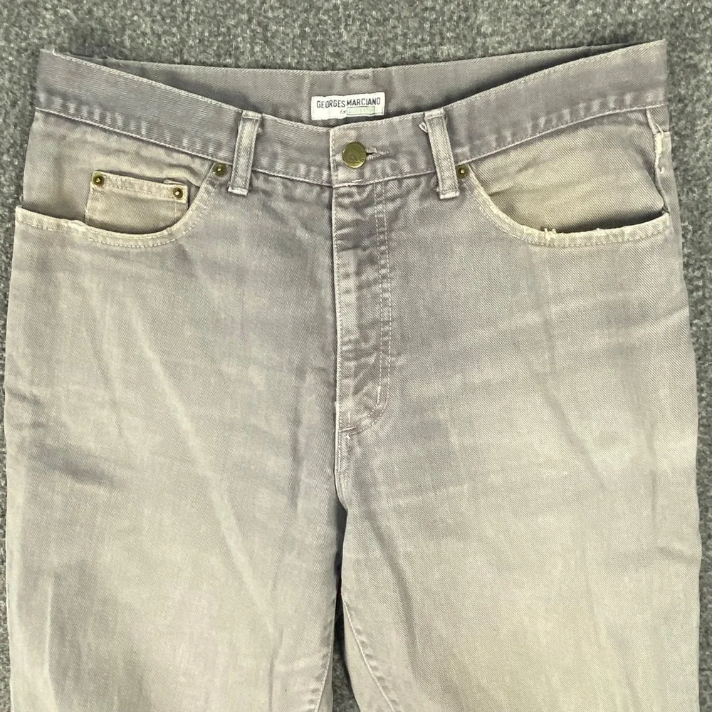 Vintage Guess Jean Georges Marciano Mens 38 Fits‎ 35 Gray High Rise 80s 44001